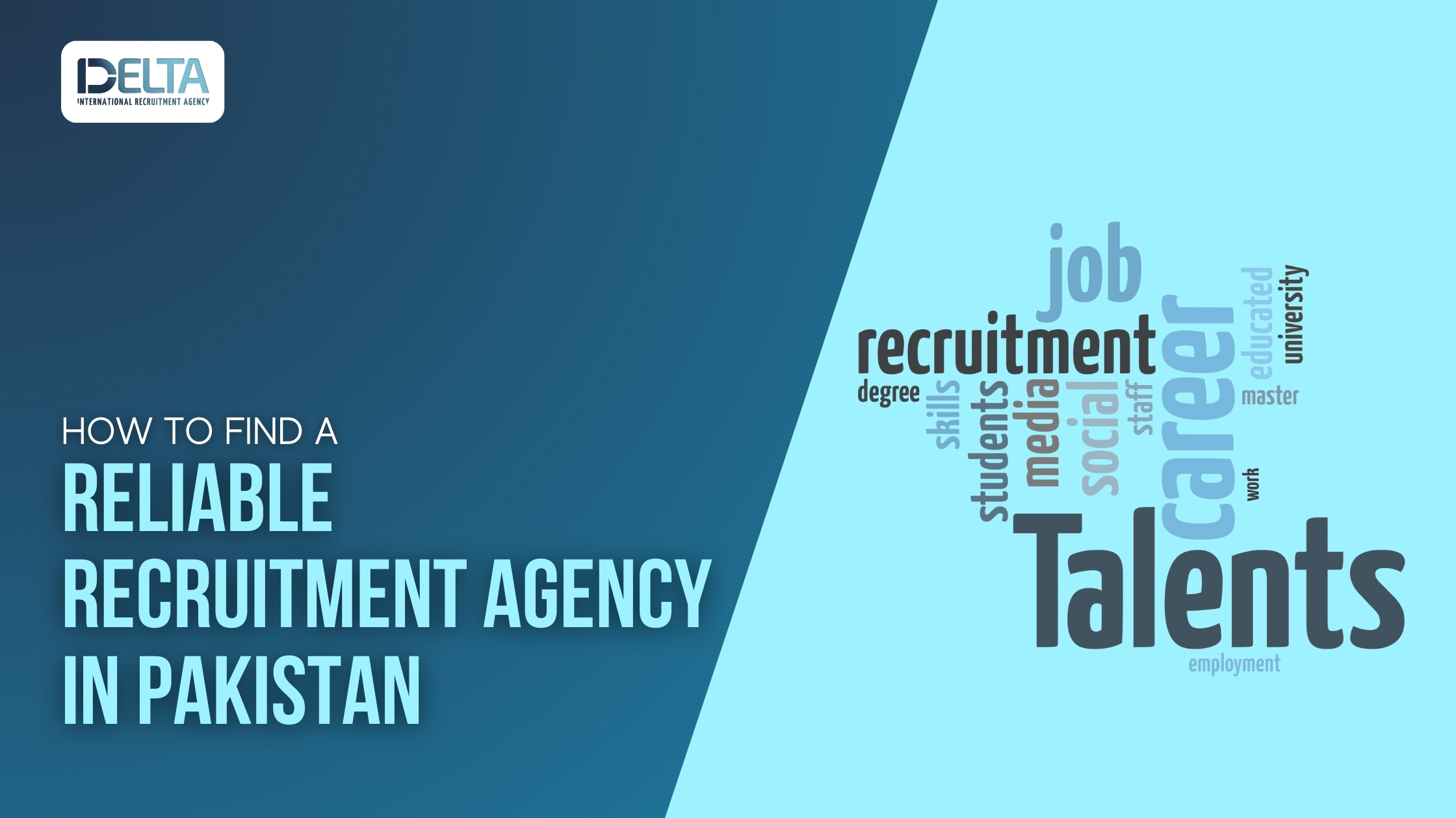 How to Find a Reliable Recruitment Agency in Pakistan?